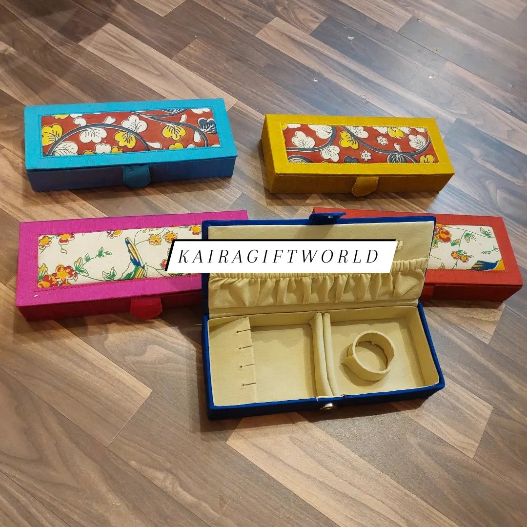 Kalamkari Jewelry Boxes!! KairaGiftWorld