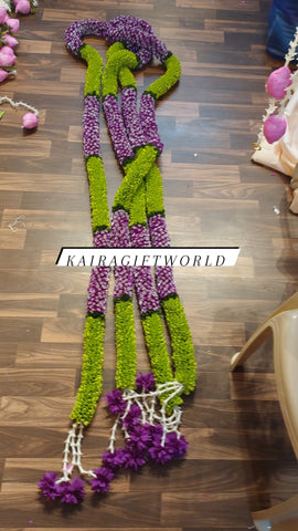 Green and Purple Garlands