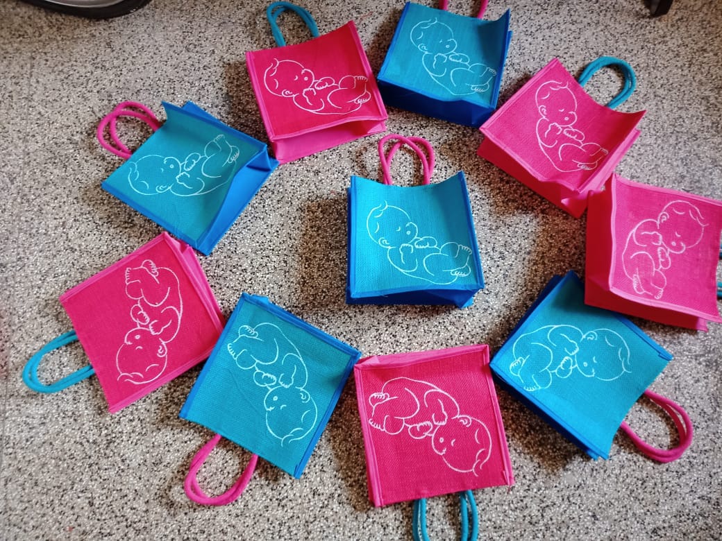 Baby Shower Theme Jute Bags – KairaGiftWorld1