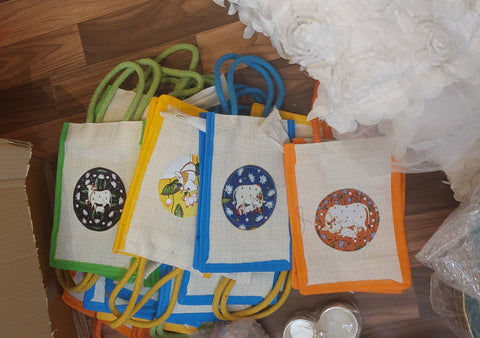 Pichwai Cow Jute Bags!!!