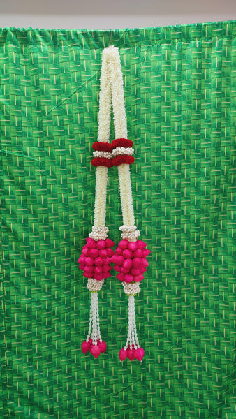 Lotus Bud/Jasmine Loop Garlands!!!! Set of 2!!! - KairaGiftWorld