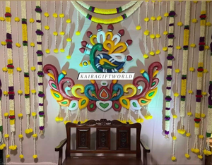 Peacock Backdrop Set