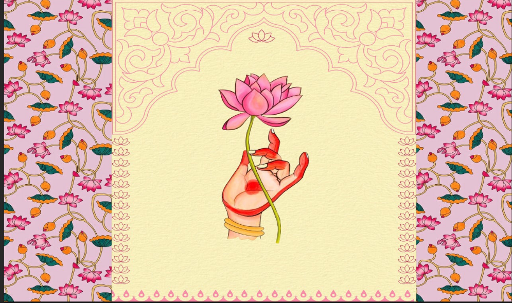 Lotus Backdrop Cloth
