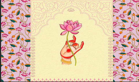 Lotus Backdrop Cloth