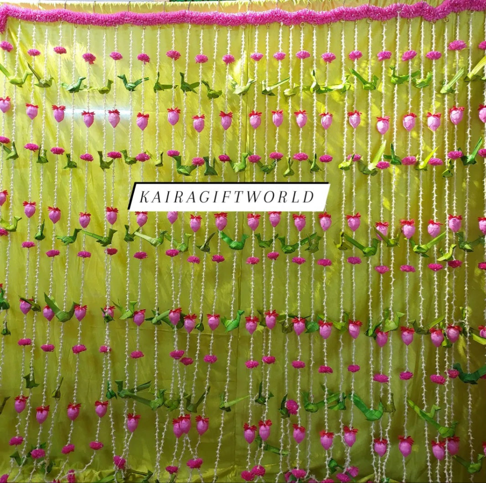 Parrot Lotus  Bud Lilly Backdrop Set!!