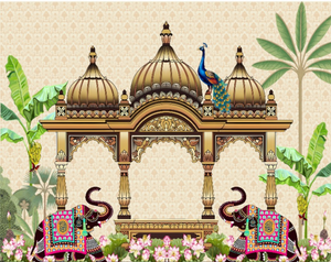Elephant/ Peacock Backdrop Cloth!!!