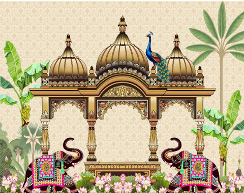 Elephant/ Peacock Backdrop Cloth!!!