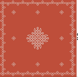 Maroon Kolam Cloth!!!!