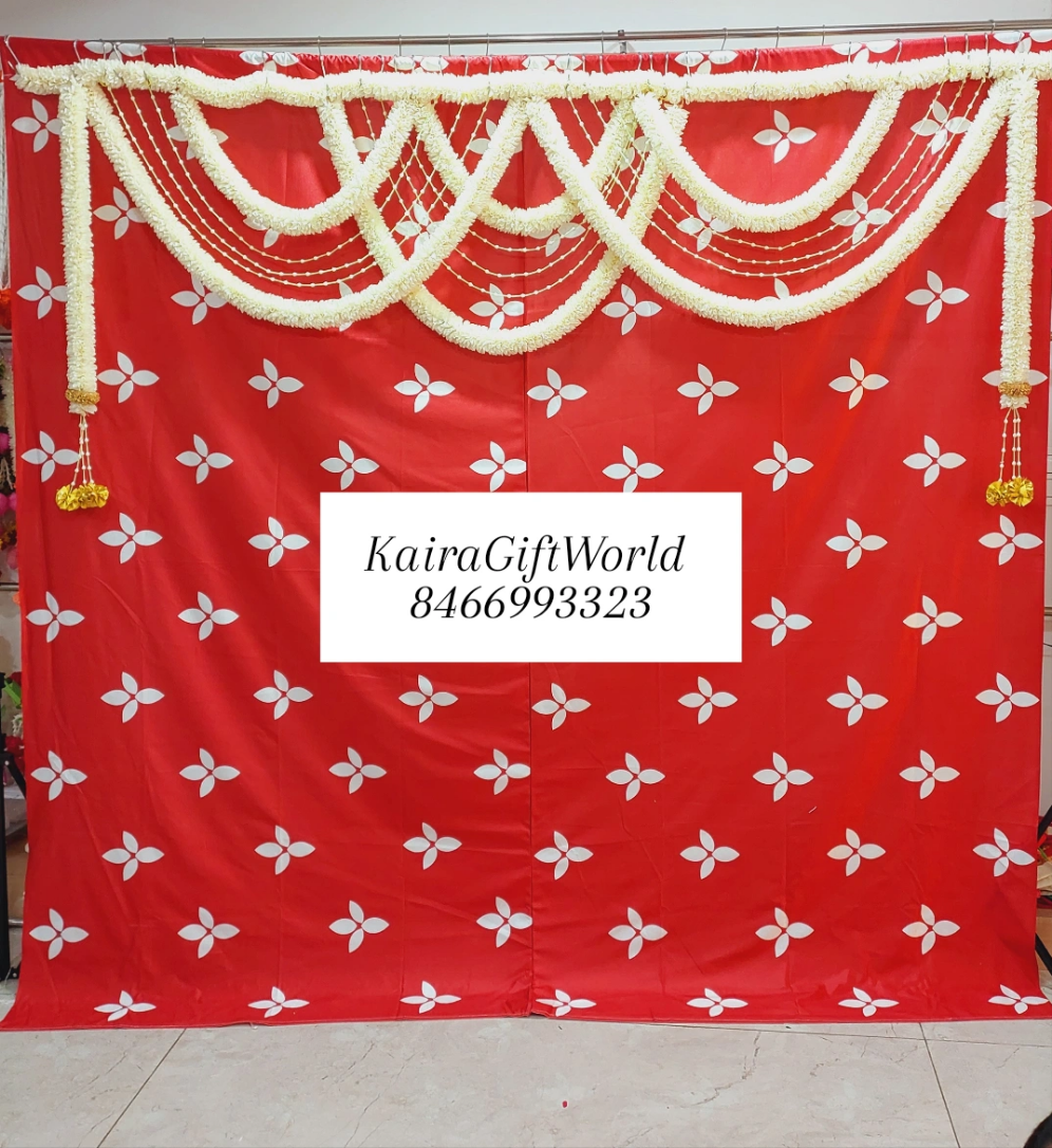 Red Floral Backdrop Set!!!
