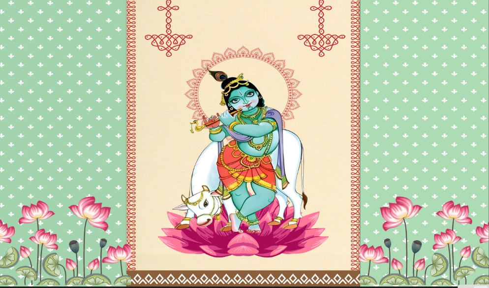 Krishna Backdrop Cloth!!!