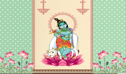 Krishna Backdrop Cloth!!!