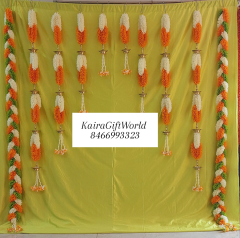 White/Orange Diya Garlands Set!!