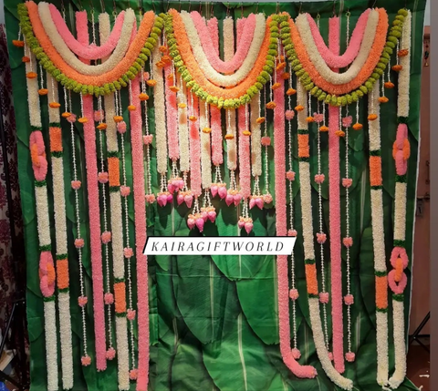 Peach and Pink Backdrop Set
