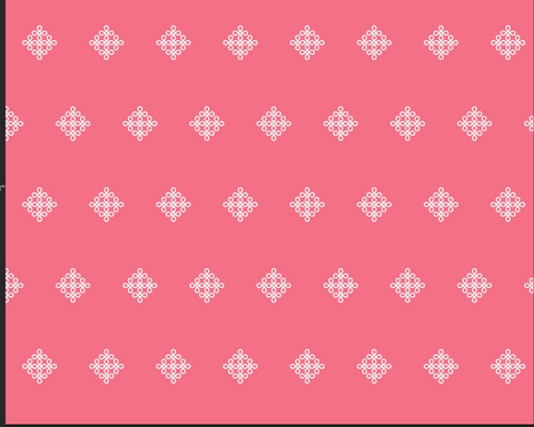 Pink kolam backdrop cloth