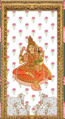 Lakshmi Devi Backdrop cloth!!!