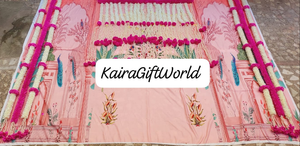 Peach Backdrop / Pink Garlands Set!!!