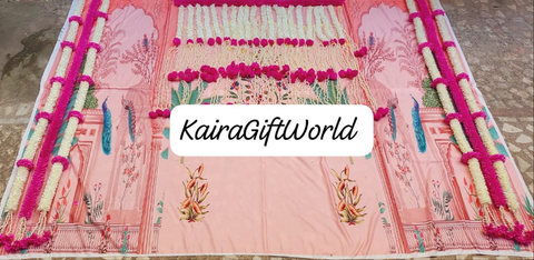 Peach Backdrop / Pink Garlands Set!!!