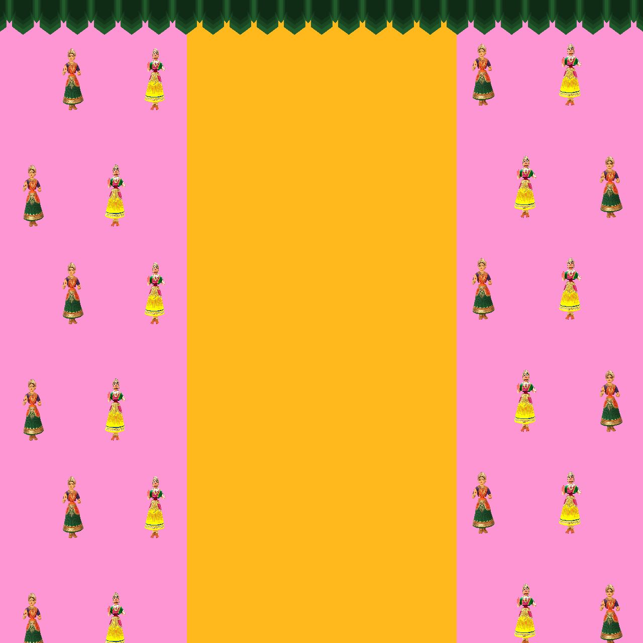 Butta Bomma Backdrop Cloth