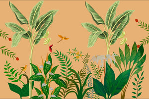 Banana tree backdrop