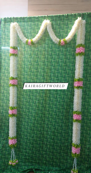White and Pink Gajamala!!!
