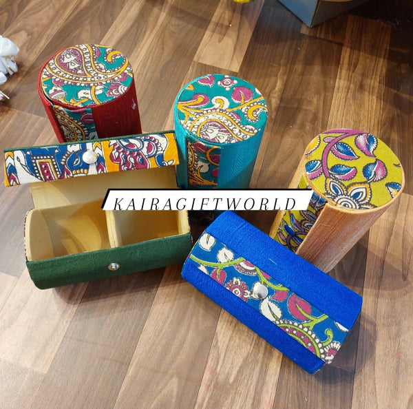 Kalamkari Round Bangle Boxes!!