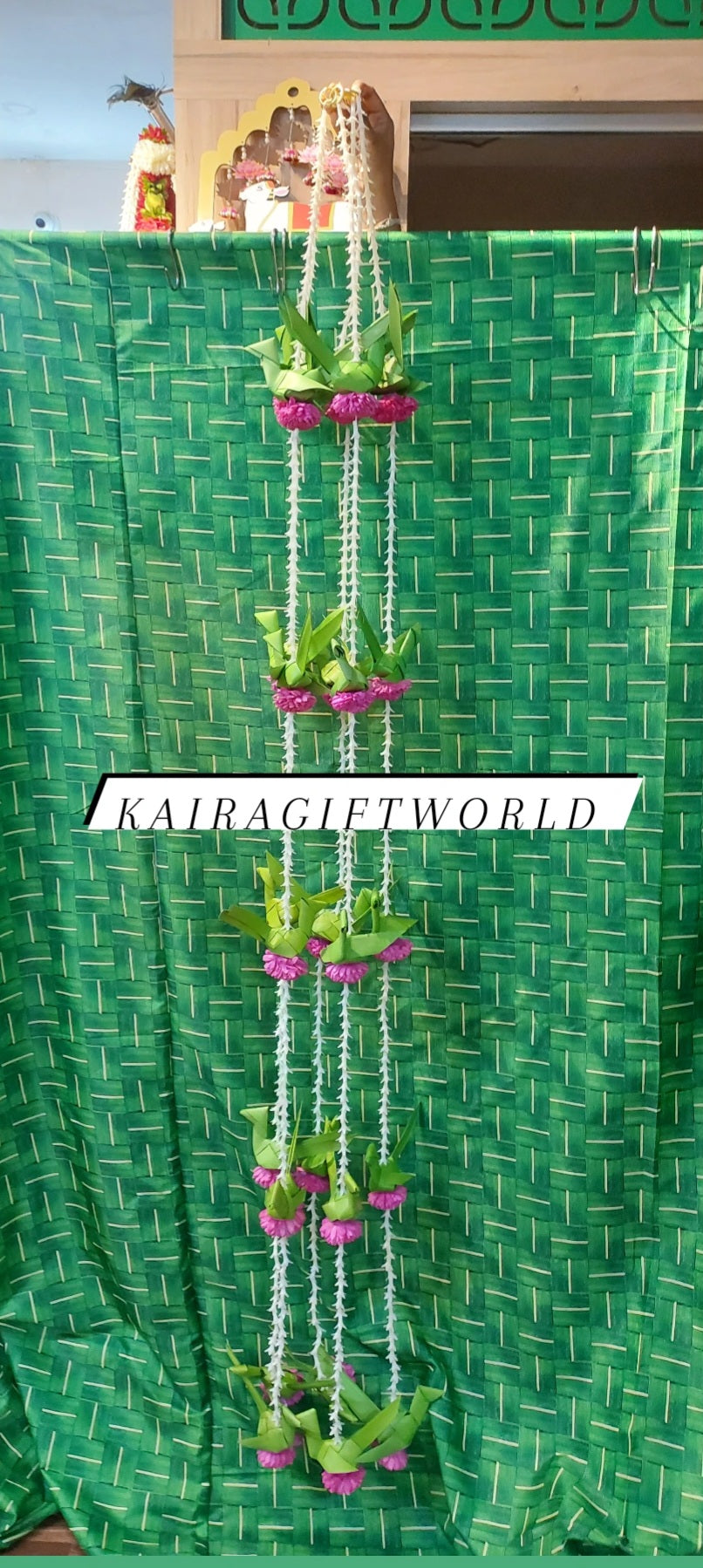 Parrot Pink Flower Lilly Hangings
