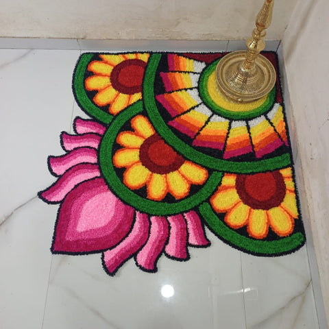 Corner Rangoli Mat!!!