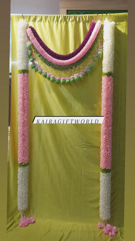 White and Baby Pink Entrance Set!!