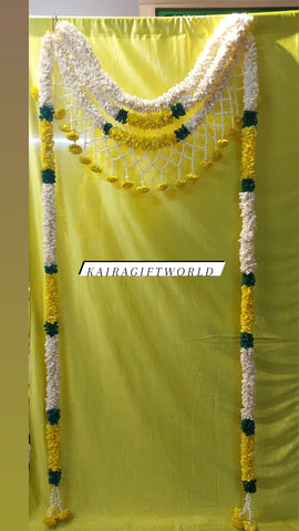 White and yellow solawood entrance set!!