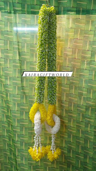 Yellow/Green Loop Hangings!!! Pair