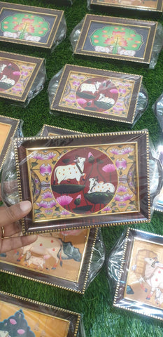 Pichwai theme Tray!!!