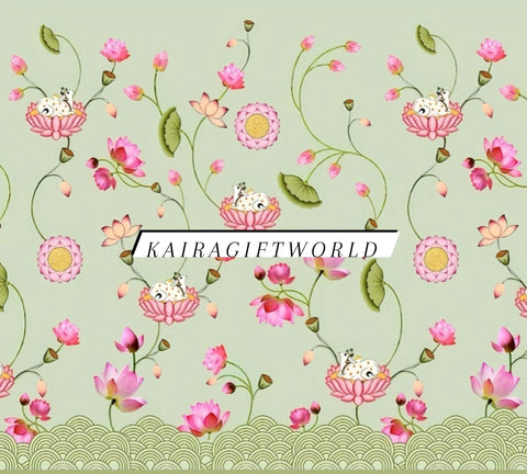 Pichwai Cow/Lotus Flower Backdrop Cloth!!!