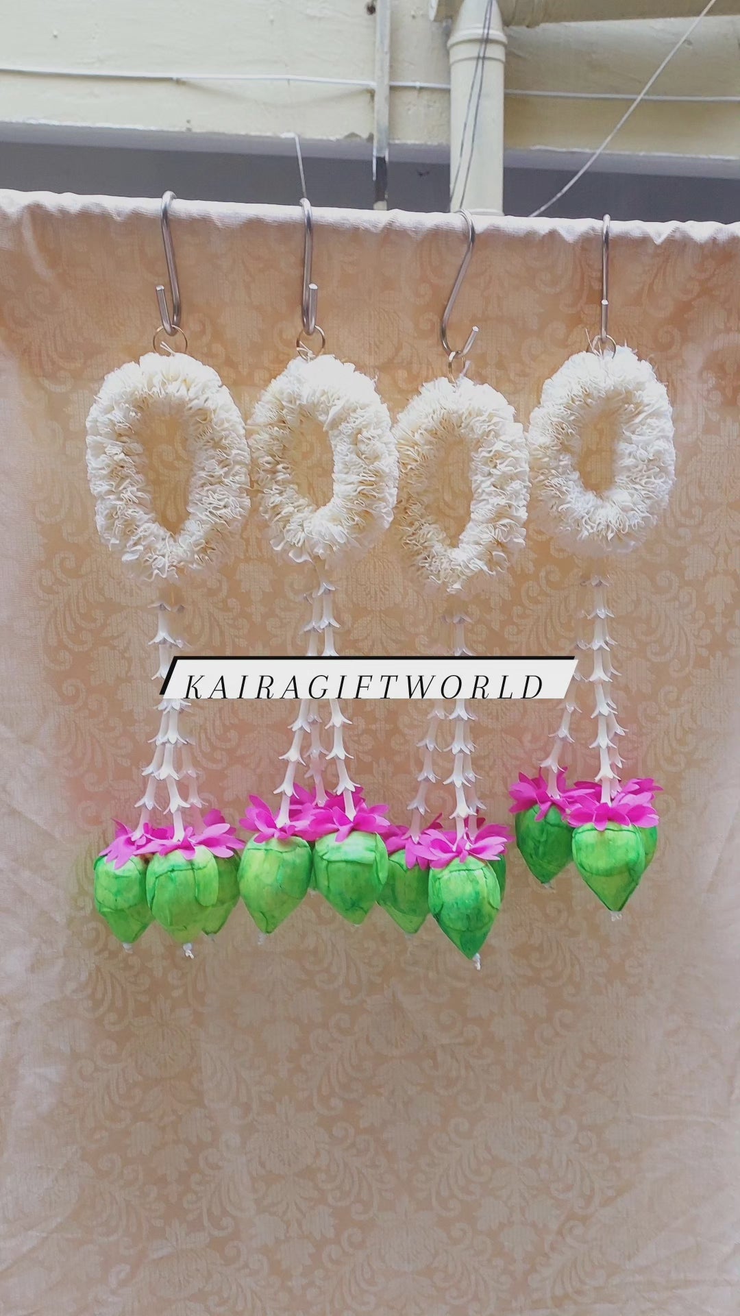 Green Lotus Bud Hangings