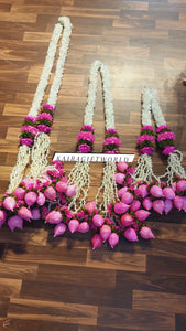 Pink Lotus Bud Hangings!!! Set of 2