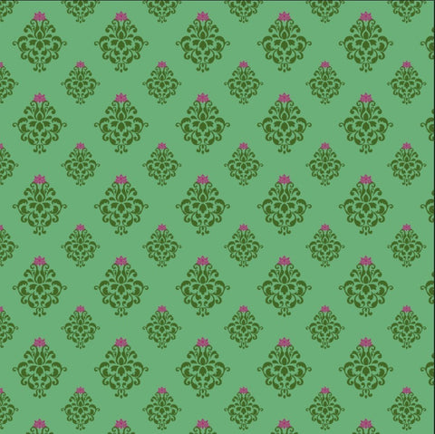 Green floral cloth!!!