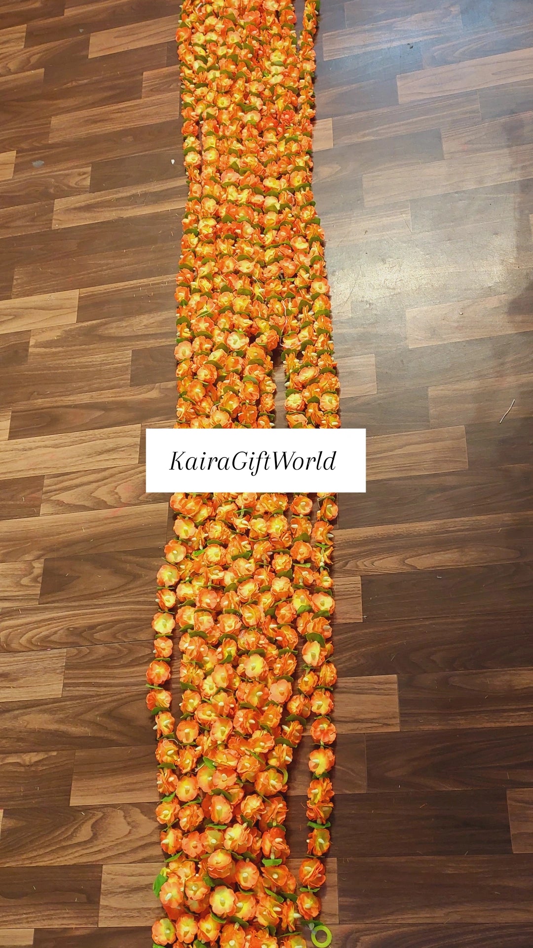 Orange flower hangings!!!