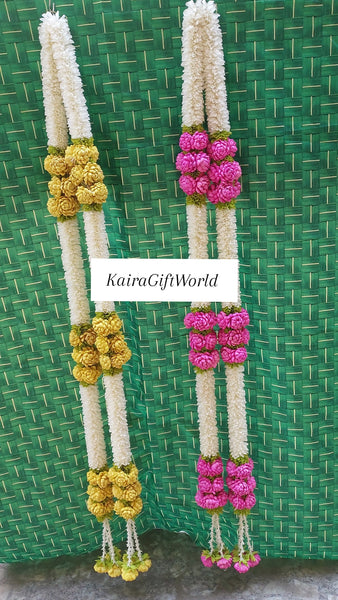 Lotus Flower Garlands!!!Set of 2!!! - KairaGiftWorld