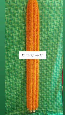 Orange garlands with Bell!!!Set of 2!!!