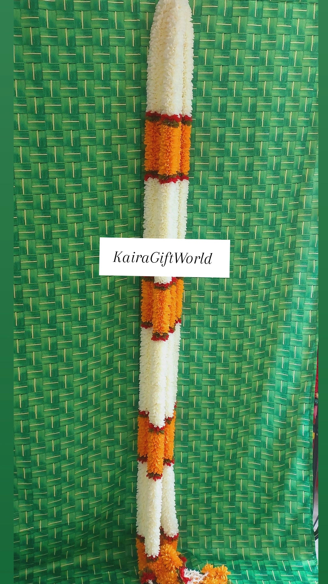 White/Orange /Ree Garlands !!!Set of 2!!!