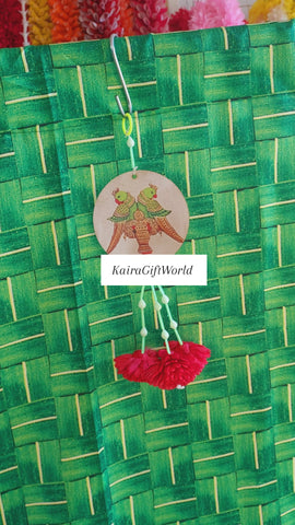 Tanjore Parrot Cutout Hangings!!!