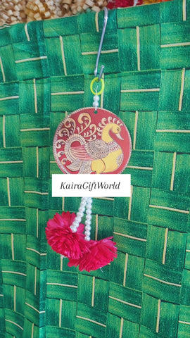 Tanjore Peacock Cutout Hangings!!!