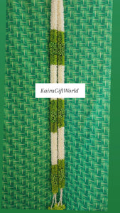 White/Green Garlands!!!Set of 2!!!