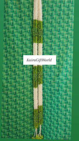 White/Green Garlands!!!Set of 2!!!