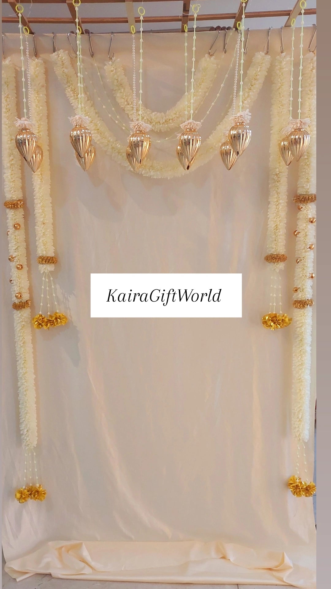White/Gold Backdrop set!!!