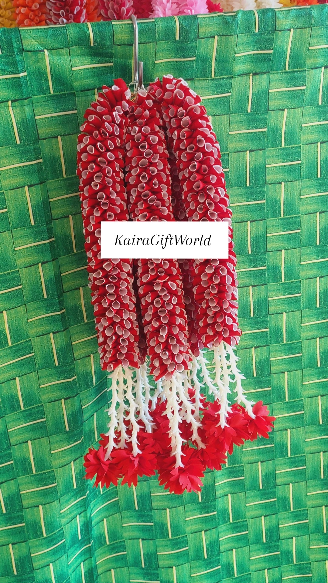 Double petal Red Hangings!!!