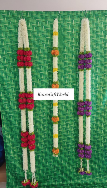 Lotus Flower Garlands!!!Set of 2!!! - KairaGiftWorld