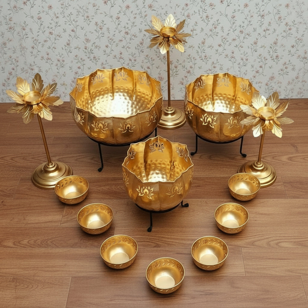 Urli/Candle Holder Set!!!