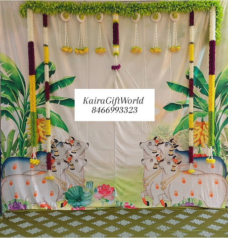 Pichwai Cow Backdrop Set!!!