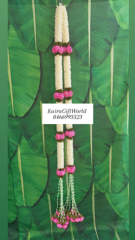 White and Lotus Flower Garlands!!!