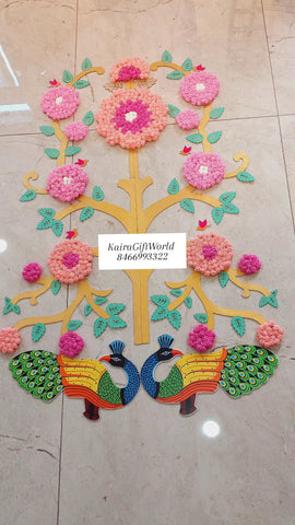 Peacock/Floral Set for Backdrop Decorations!!!